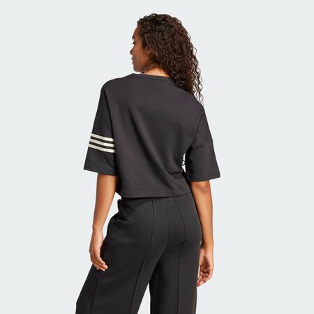 ADIDAS ORIGINALS T-shirt Neuclassics Black / Cream White FEMME