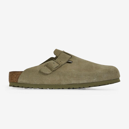 BIRKENSTOCK boston BOSTON SUEDE FADED KHAKI KAKI HOMME