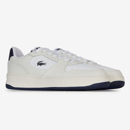 LACOSTE l00 L001 SET BLANC/MARINE HOMME