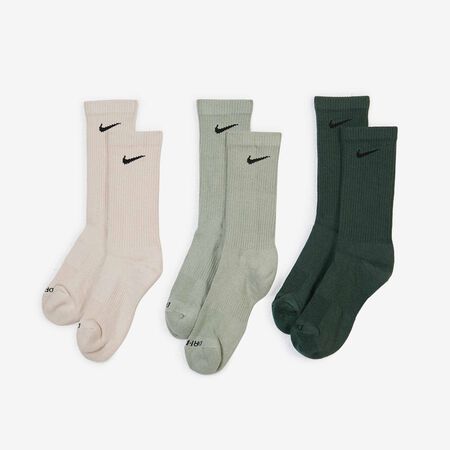 NIKE CHAUSSETTES X3 CREW SOLID COLOR BEIGE MIXTE