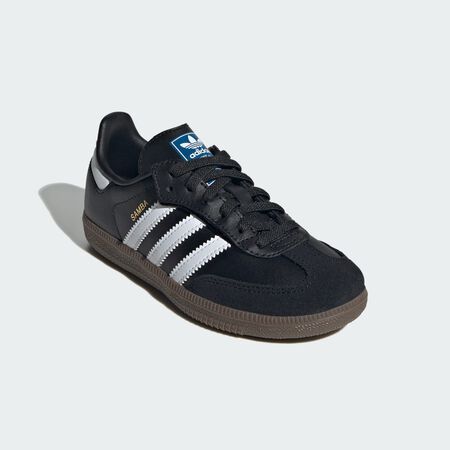 ADIDAS ORIGINALS Chaussure lacets élastiques Samba OG Comfort Closure Enfants Core Black / Cloud White / Gum BÉBÉ