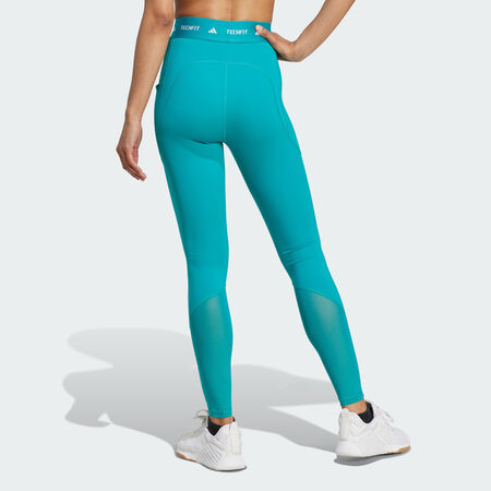 ADIDAS PERFORMANCE Legging long poche dissimulée Techfit Pure Teal FEMME