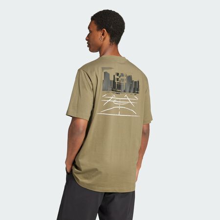 ADIDAS SPORTSWEAR T-shirt graphique Codes Photoreal Olive Strata HOMME