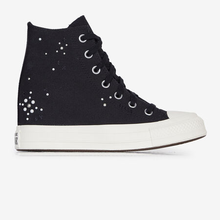 CHUCK TAYLOR ALL STAR WEDGE STUDS : BLACK