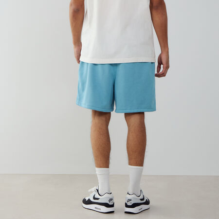 NIKE SHORT CLUB FLEECE FLOW BLUE/WHITE MEN