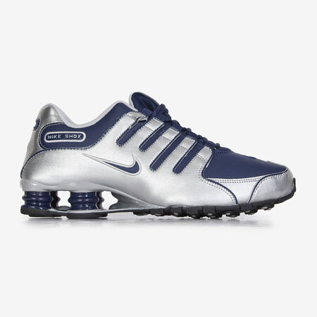 NIKE shox SHOX NZ ARGENT/MARINE HOMME