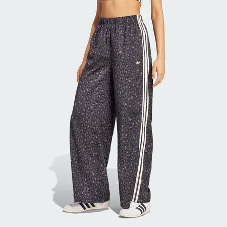 ADIDAS ORIGINALS adidas Originals Wide Leg Satin Pants Multicolor / Carbon WOMEN