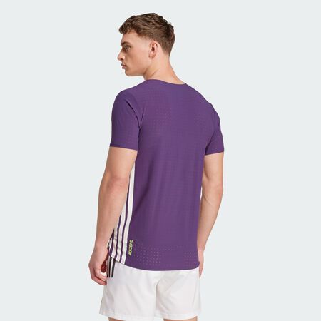 ADIDAS PERFORMANCE Adizero Running Tee Aurora Plum MEN