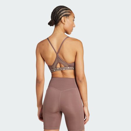 ADIDAS PERFORMANCE Brassière de training 3 bandes Aeroreact Earth Strata FEMME