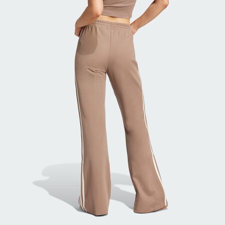 ADIDAS ORIGINALS Pantalon de survêtement évasé 3 bandes Adicolor Trace Brown FEMME