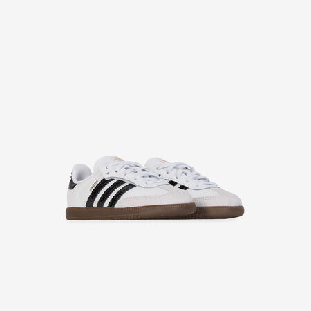 ADIDAS ORIGINALS samba SAMBA OG PATENT CF BLANC/NOIR BÉBÉ