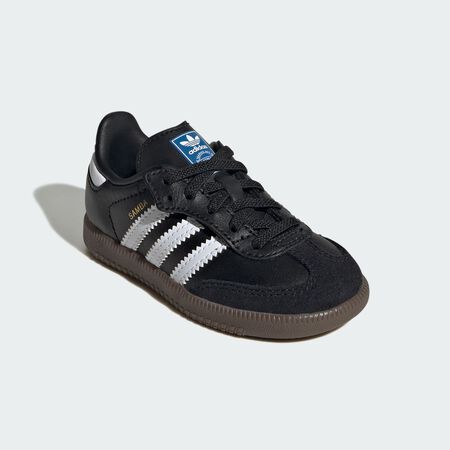 ADIDAS ORIGINALS Chaussure lacets élastiques Samba OG Comfort Closure Enfants Cloud White / Core Black / Gum BÉBÉ