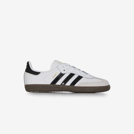 ADIDAS ORIGINALS samba SAMBA OG PATENT WHITE/BLACK TODDLERS