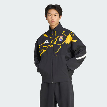 ADIDAS PERFORMANCE adidas Real Madrid Avengers Z.N.E. Anthem Jacket Black MEN