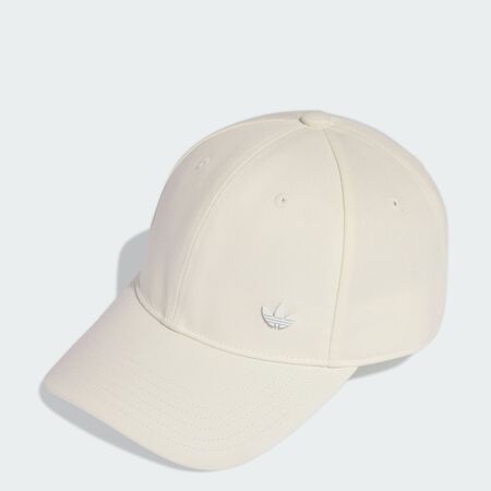 ADIDAS ORIGINALS Everyday Icons Cap With Tonal Metal Trefoil Cloud White UNISEX