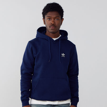 HOODIE ESSENTIAL TREFOIL : NAVY BLUE/WHITE