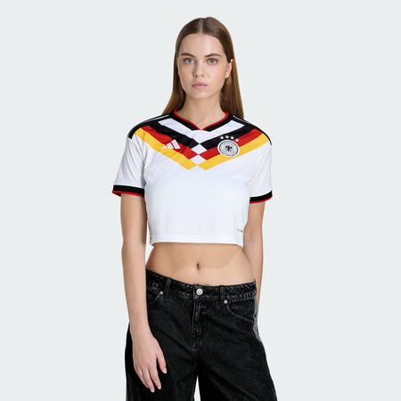 ADIDAS PERFORMANCE Maillot cropped Allemagne 26 Domicile White FEMME