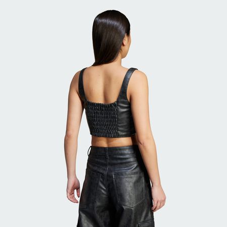 ADIDAS ORIGINALS Haut matière synthétique Adilenium Season 3 Vintage Black FEMME