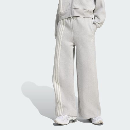 ADIDAS ORIGINALS Pantalon ample et original avec motif à 3 bandes Grey Two Mel FEMME