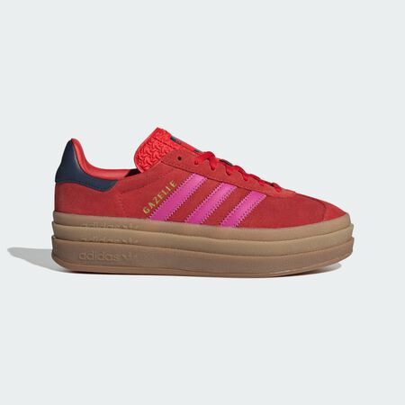 Chaussure Gazelle Bold : Red / Semi Lucid Fuchsia / Night Indigo