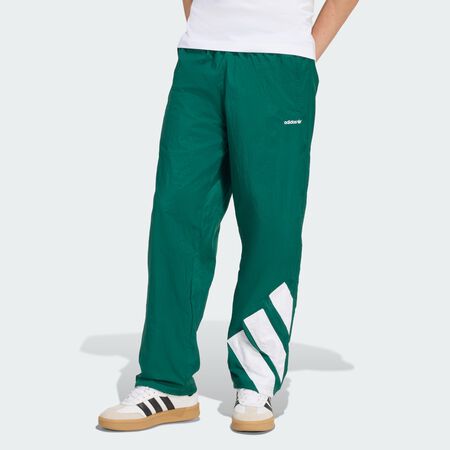 ADIDAS ORIGINALS ADICOLOR BLOCKED TRACKPANTS Collegiate Green / White MEN