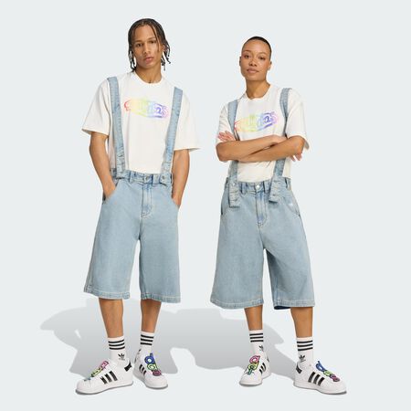 ADIDAS ORIGINALS Salopette denim adidas x Jeremy Scott Grey HOMME