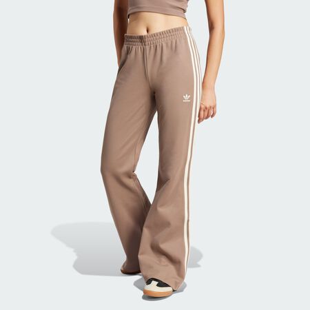 ADIDAS ORIGINALS Pantalon de survêtement évasé 3 bandes Adicolor Trace Brown FEMME