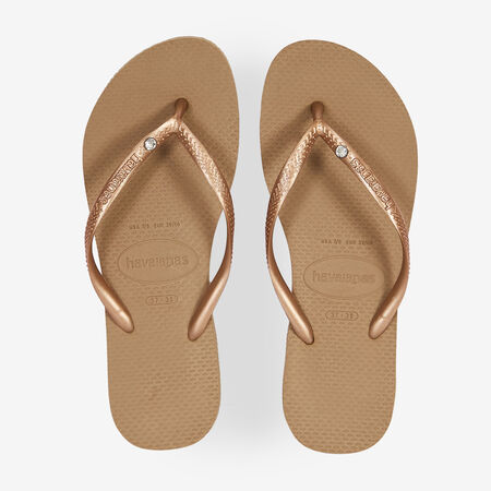 HAVAIANAS slim SLIM CRYSTAL SW II BRONZE WOMEN