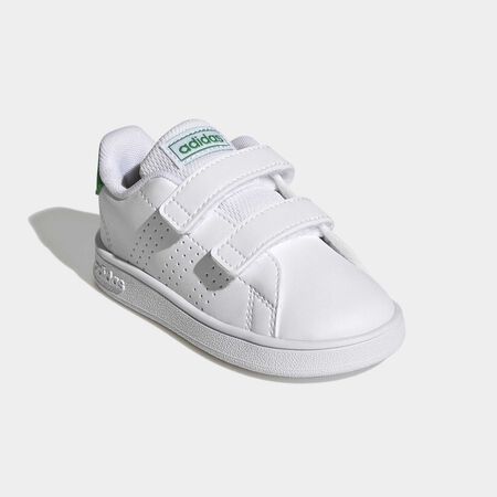 ADIDAS SPORTSWEAR Chaussure à double scratch Advantage Lifestyle Court Cloud White / Green / Core Black BÉBÉ
