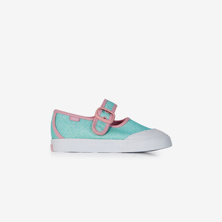VANS MARY JANE GLITTER BLUE/PINK BABIES