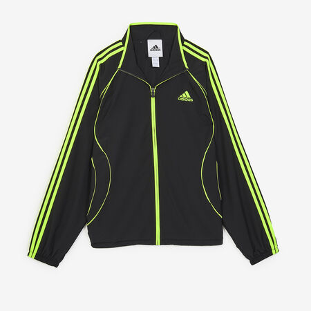 ADIDAS ORIGINALS JACKET FZ WOVEN 2000S BLACK/GREEN MEN