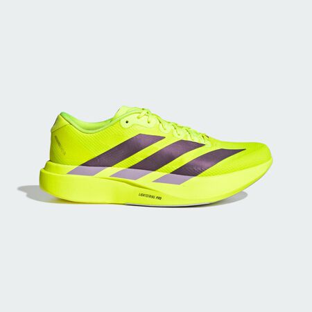 ADIDAS ORIGINALS Adizero EVO SL Shoes Solar Yellow / Aurora Plum / Powder Plum MEN