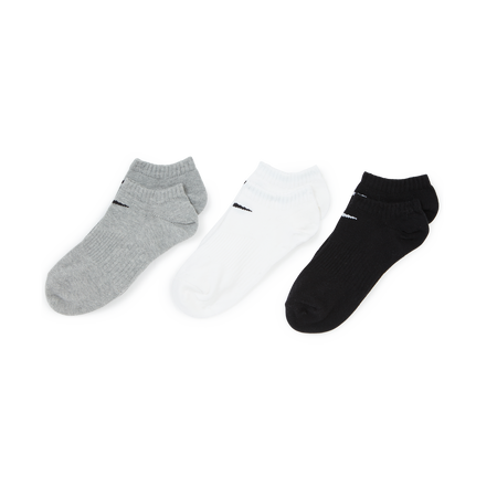 NIKE CHAUSSETTES X3 INVISIBLE GREY UNISEX