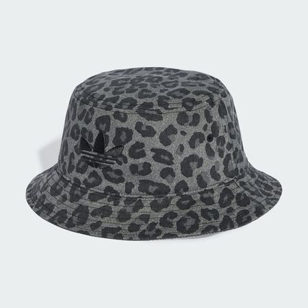 ADIDAS ORIGINALS Leopard Bucket Hat Carbon / Black UNISEX