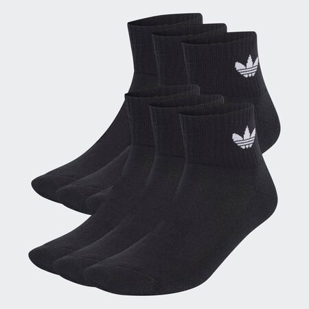 Socquettes Mid (6 paires) : Black