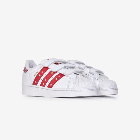 ADIDAS ORIGINALS superstar SUPERSTAR II CF LED ALICE IN WONDERLAND WHITE/RED TODDLERS