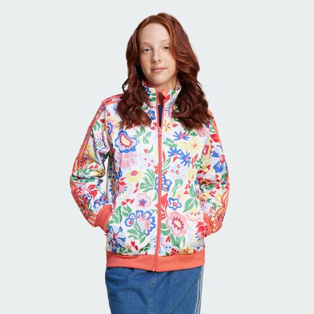 ADIDAS ORIGINALS Haut adidas Originals x Liberty London Firebird Enfants Cloud White / Multicolor CADET