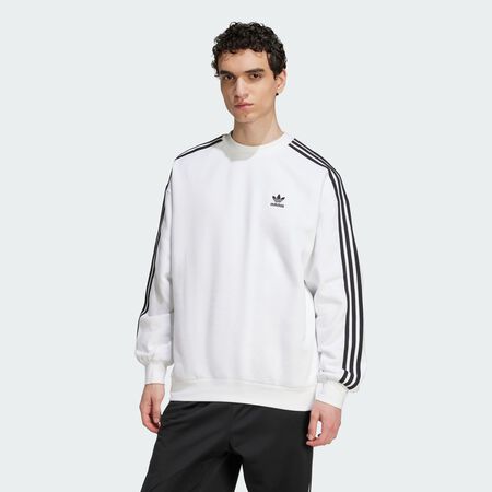 ADIDAS ORIGINALS Sweat-shirt ras-du-cou oversize Adicolor White / Black HOMME