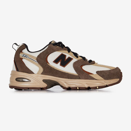 NEW BALANCE 530 530 SUEDE BLANC/MARRON FEMME