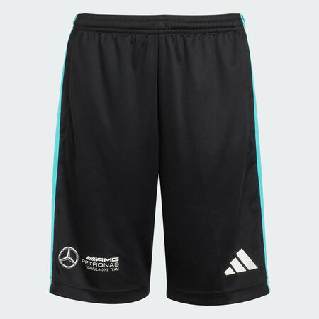 ADIDAS PERFORMANCE SHORT MERCEDES - AMG PETRONAS FORMULA ONE TEAM DNA Black / White JUNIOR
