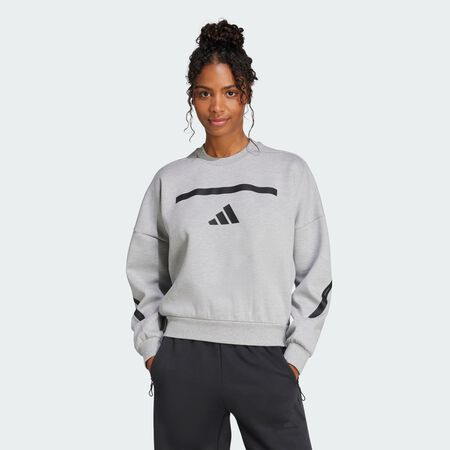 ADIDAS ORIGINALS Sweat-shirt adidas Z.N.E. Medium Grey Heather FEMME