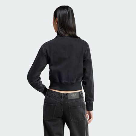 ADIDAS ORIGINALS Veste de survêtement Adicolor Denim True Black Denim FEMME