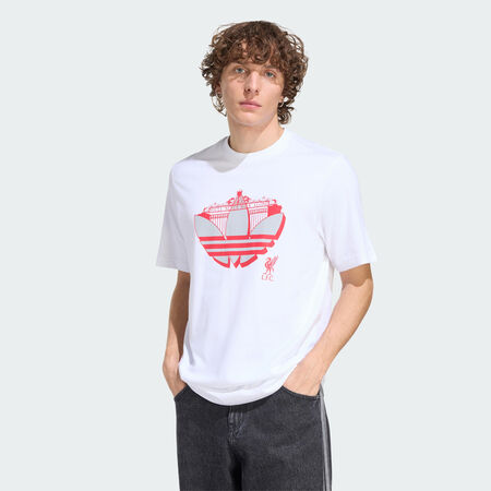 ADIDAS PERFORMANCE Liverpool FC Seasonal Graphic Tee White MEN