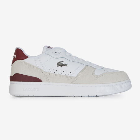 LACOSTE t-clip T-CLIP SET WHITE/BURGUNDY WOMEN