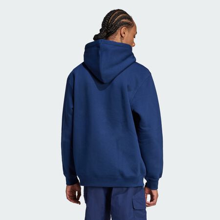 ADIDAS ORIGINALS Trefoil Essentials Loose Hoodie Night Indigo MEN