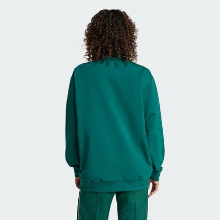 ADIDAS ORIGINALS Track Top Colorblock Collegiate Green / Semi Green Spark FEMME