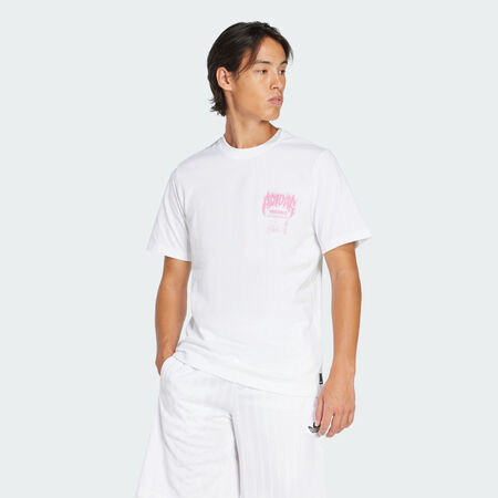 ADIDAS ORIGINALS T-shirt Trefoil Series Fashion Elevated White HOMME