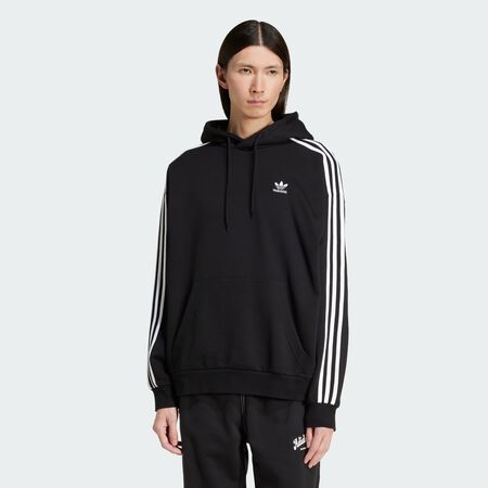 Sweat-shirt à capuche coupe baggy Adicolor : Black