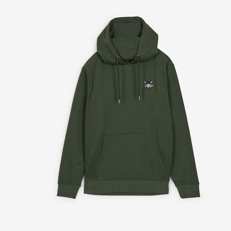 ONE PIECE HOODIE WANTED ZORO VERT HOMME