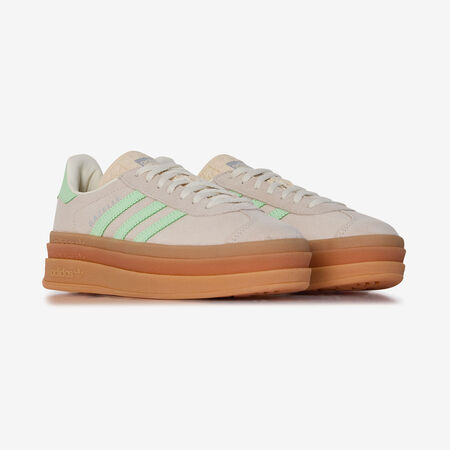 ADIDAS ORIGINALS gazelle GAZELLE BOLD BEIGE/GREEN JUNIOR